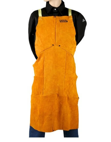 Lincoln Electric Flame-Resistant Leather Welding Apron